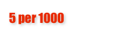 5 per 1000